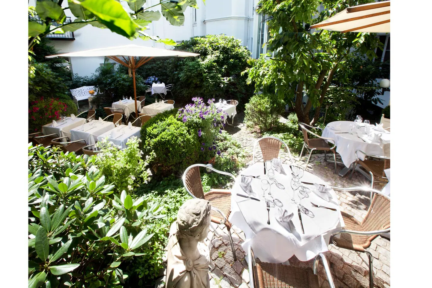 Aussen Alster Hotel Terrasse