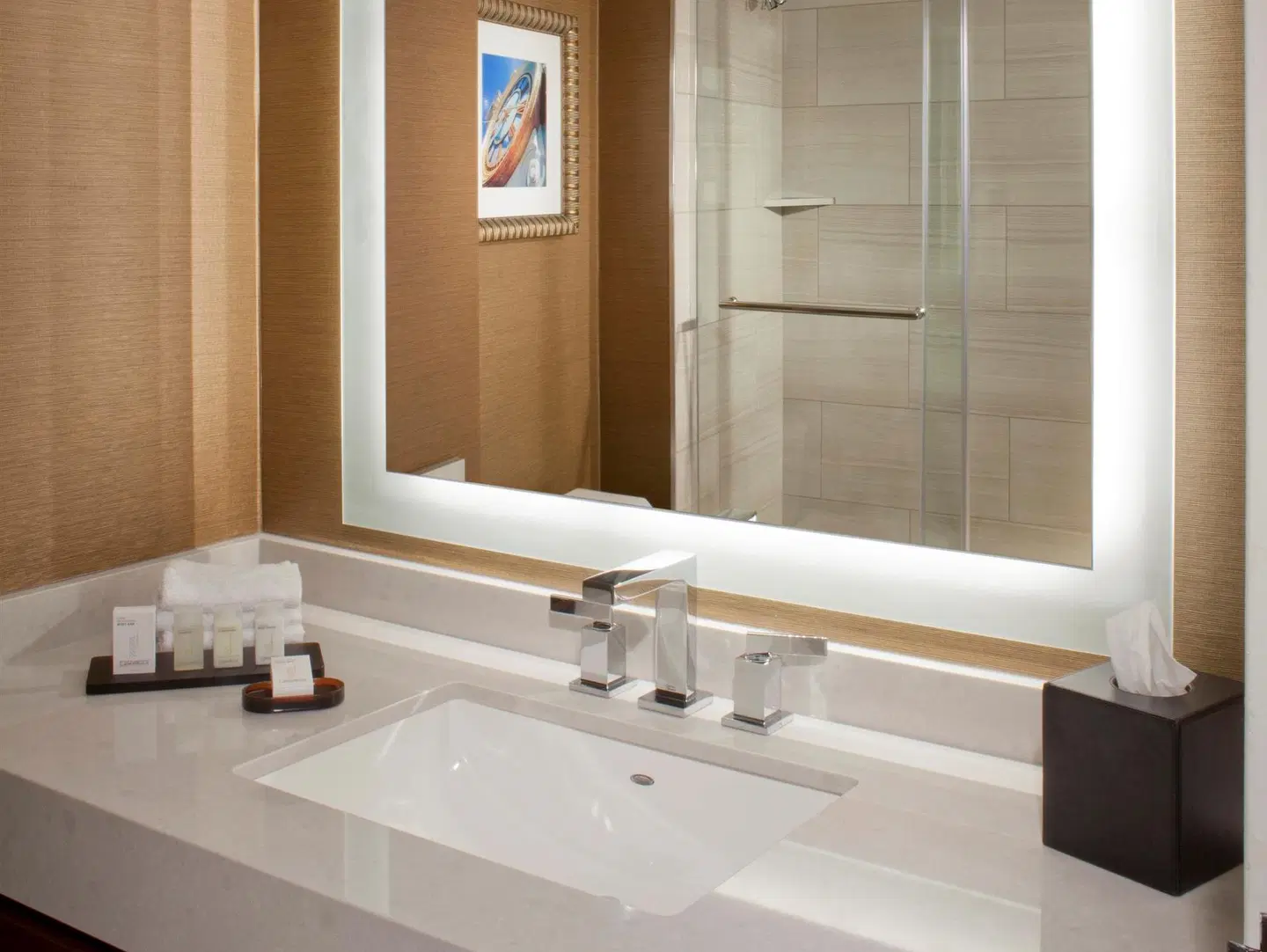 Embassy Suites by Hilton Austin Arboretum Badezimmer