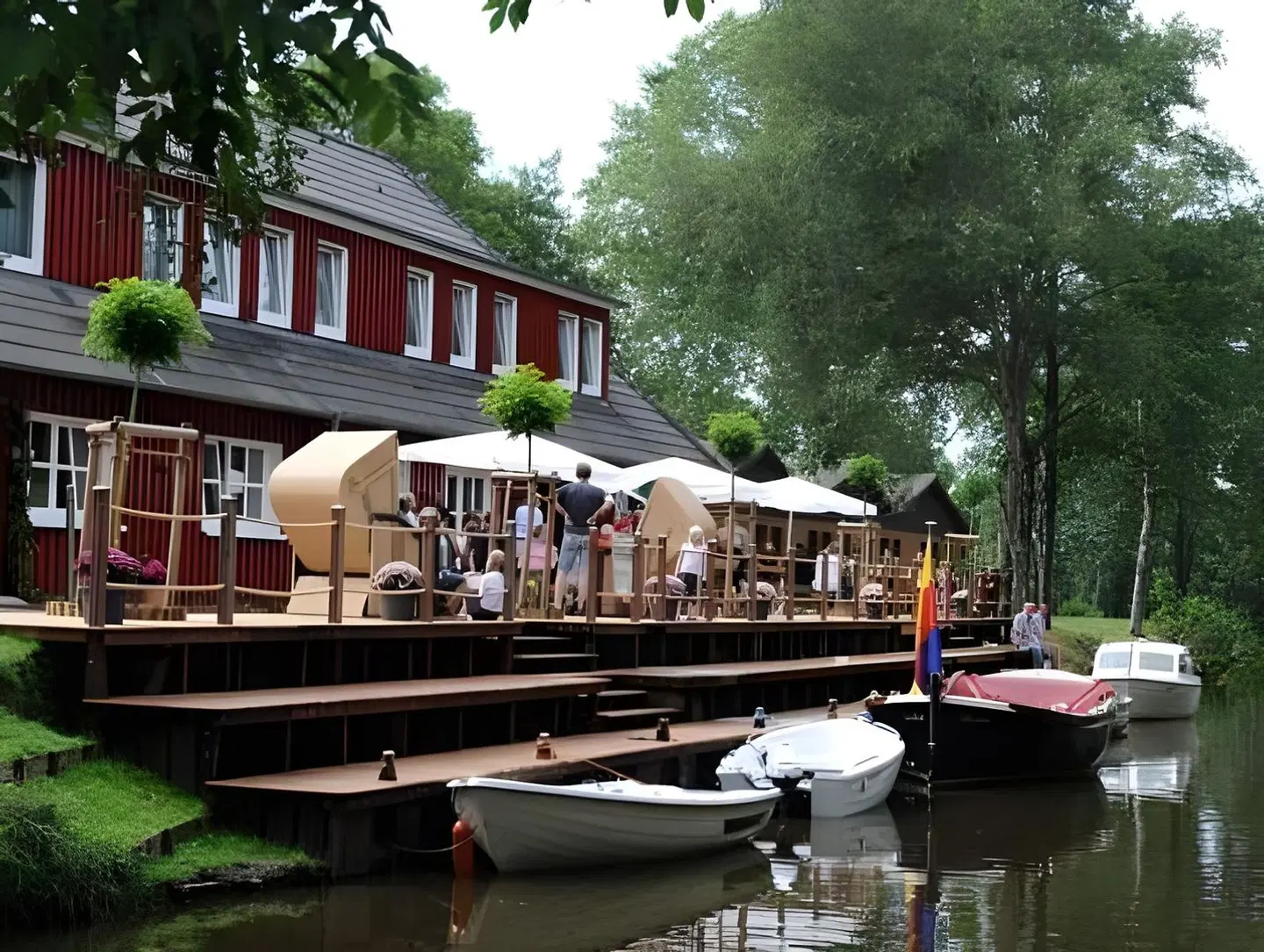Bootshaus Terrasse