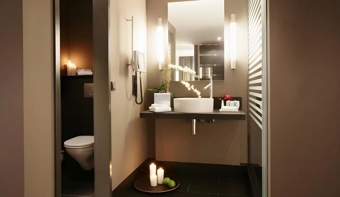 Hotel Boston Hamburg Badezimmer