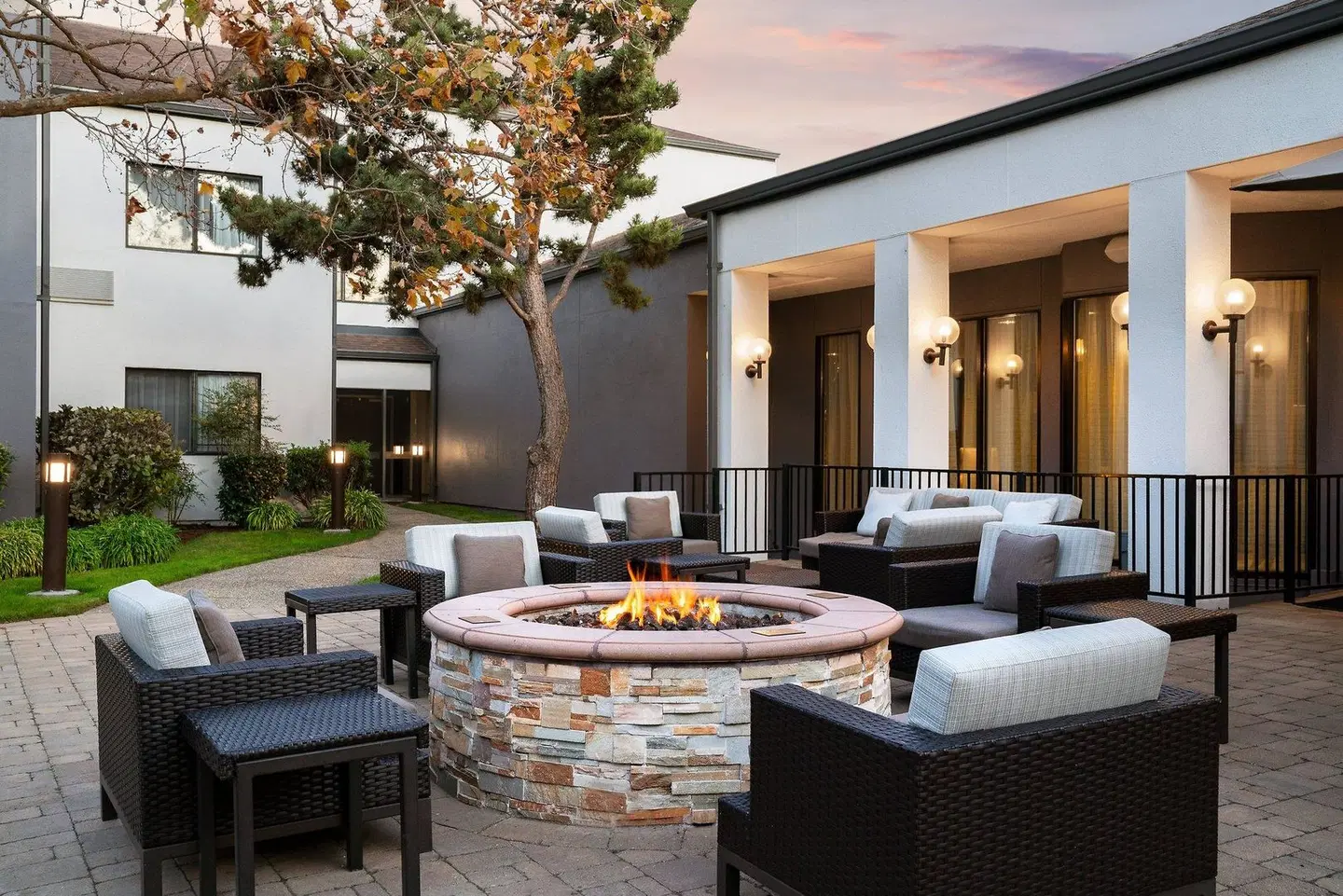Courtyard by Marriott San Francisco Airport Terrasse