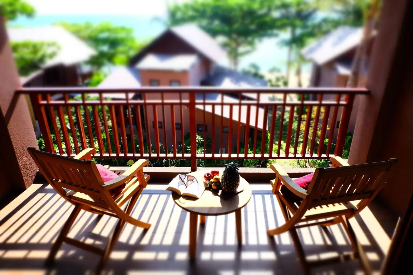 Koh Ma Beach Resort Terrasse