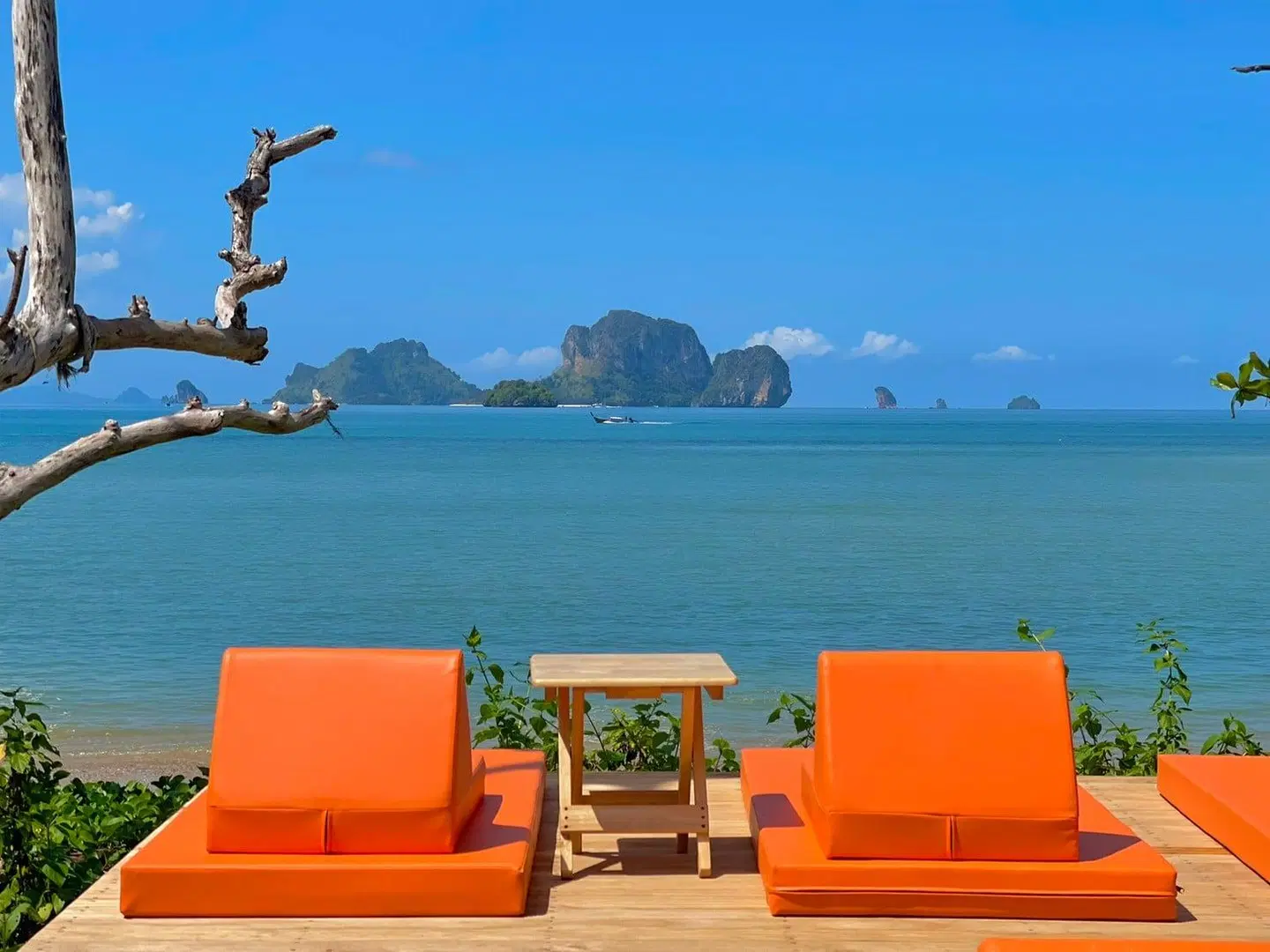 Tinidee Hideaway Tonsai Beach Krabi Terrasse