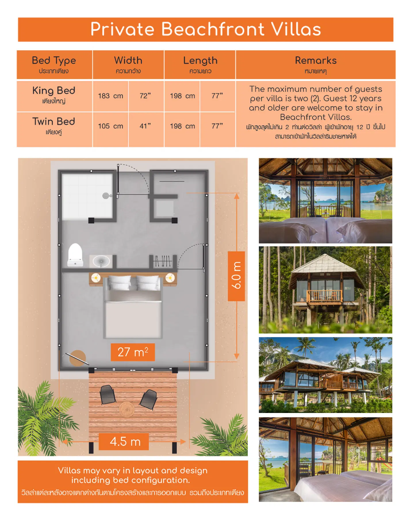 Tinidee Hideaway Tonsai Beach Krabi MODEL_IMPRESSION