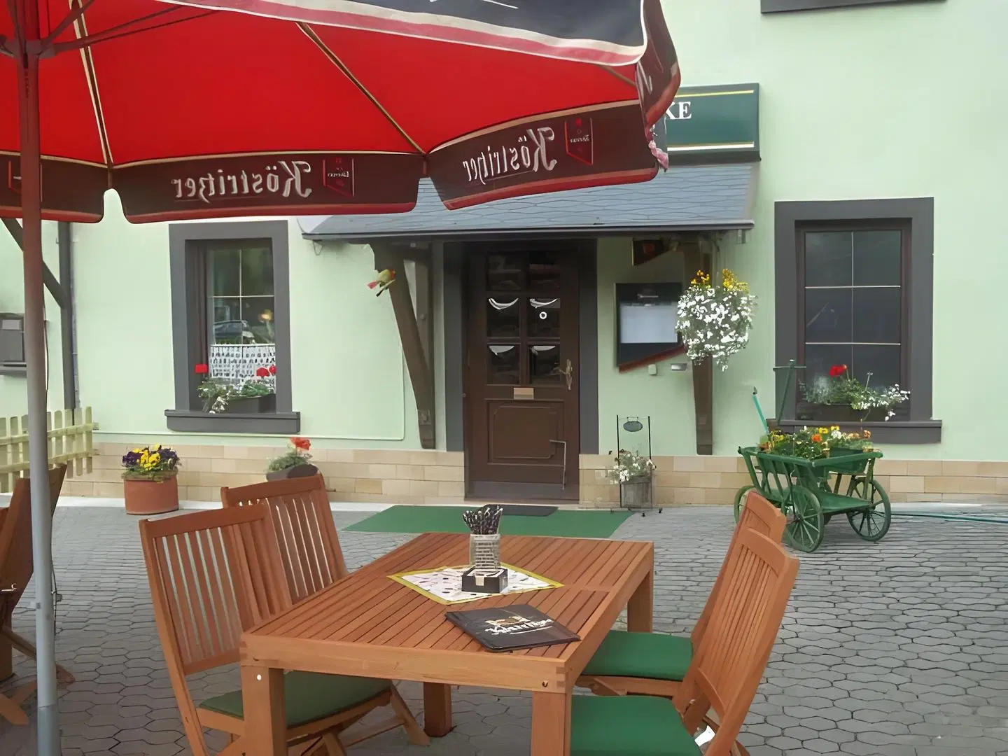 Pension Bennelliebschänke Terrasse