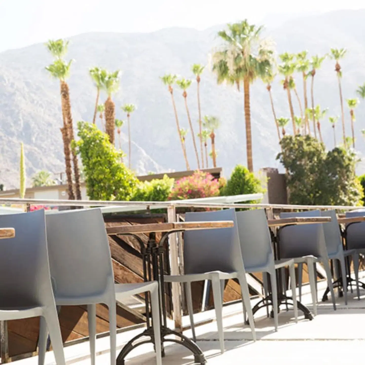 The Twist Palm Springs Terrasse