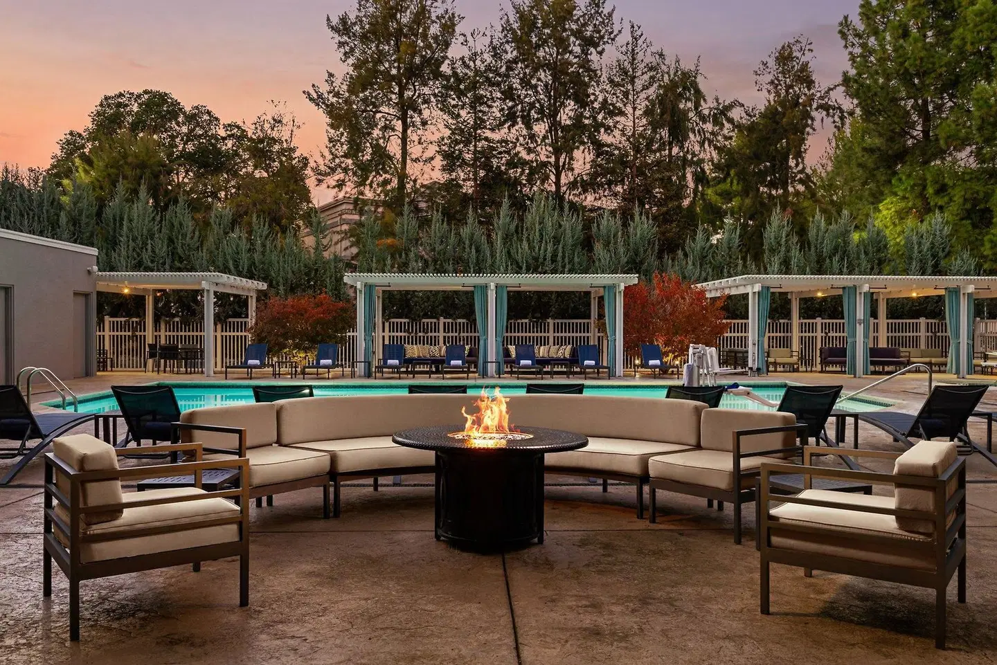 Pleasanton Marriott Terrasse