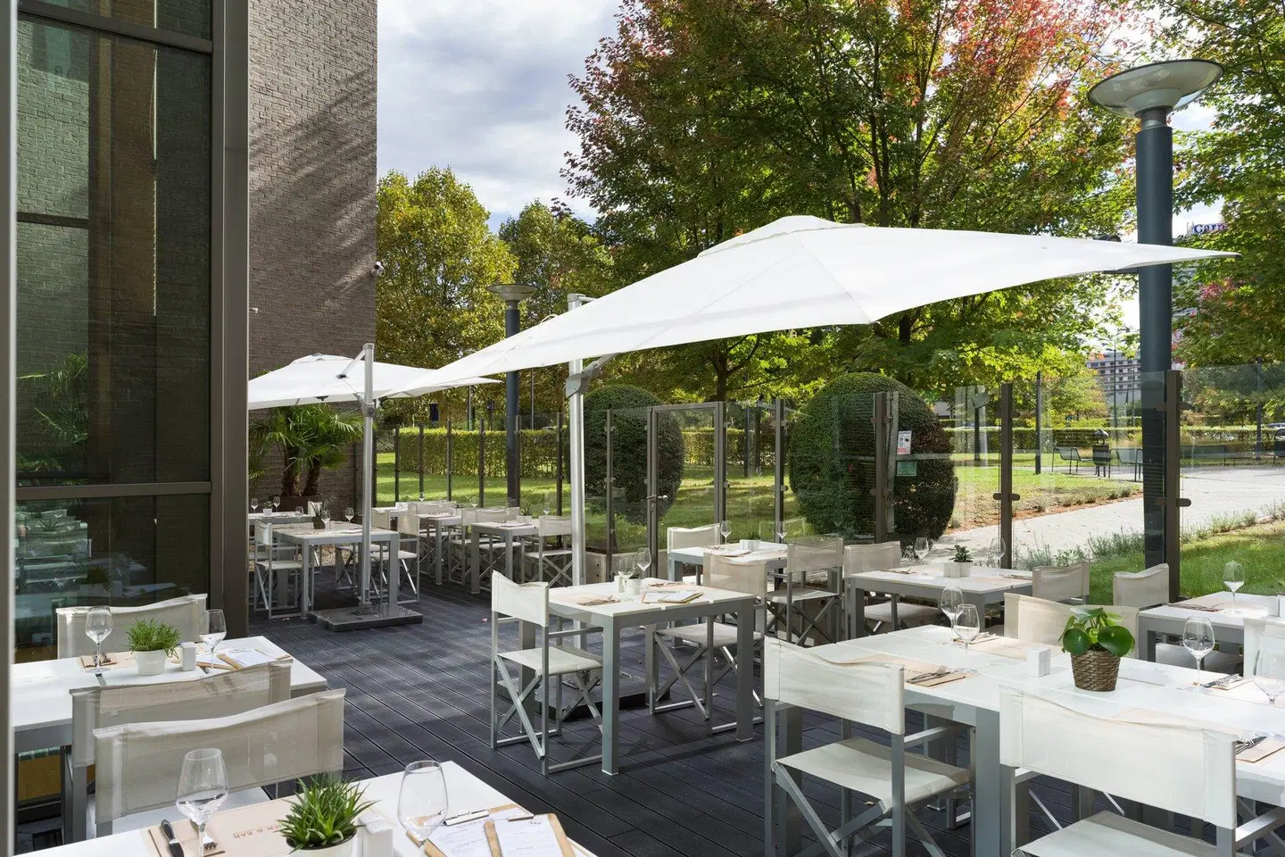 Courtyard by Marriott Brussels Terrasse