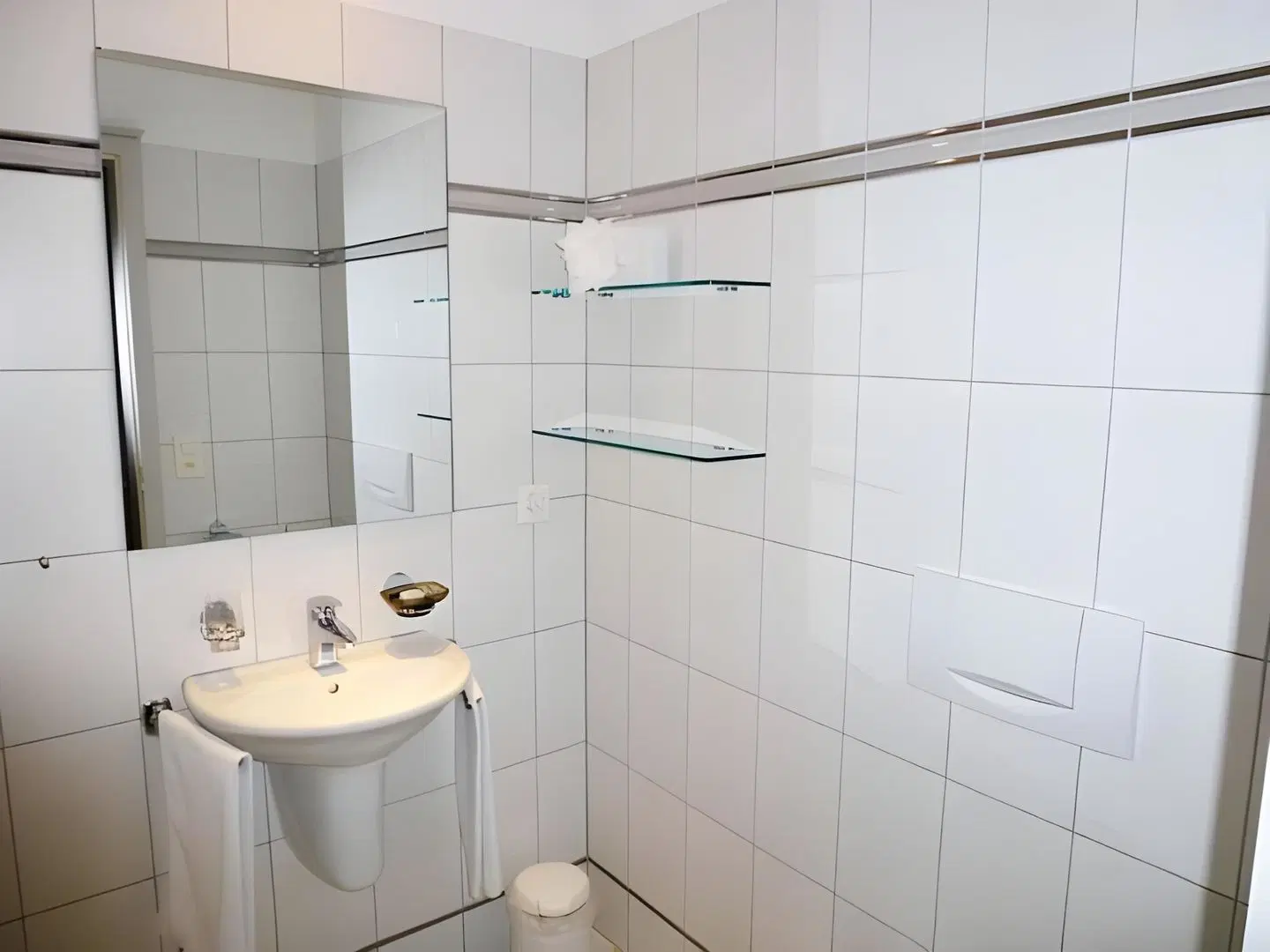 EMA House Serviced Apartments, Superior Standard, Unterstrass Badezimmer