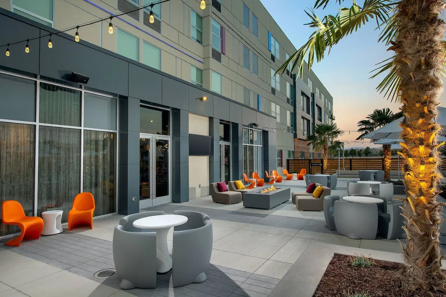 Aloft Lubbock Terrasse