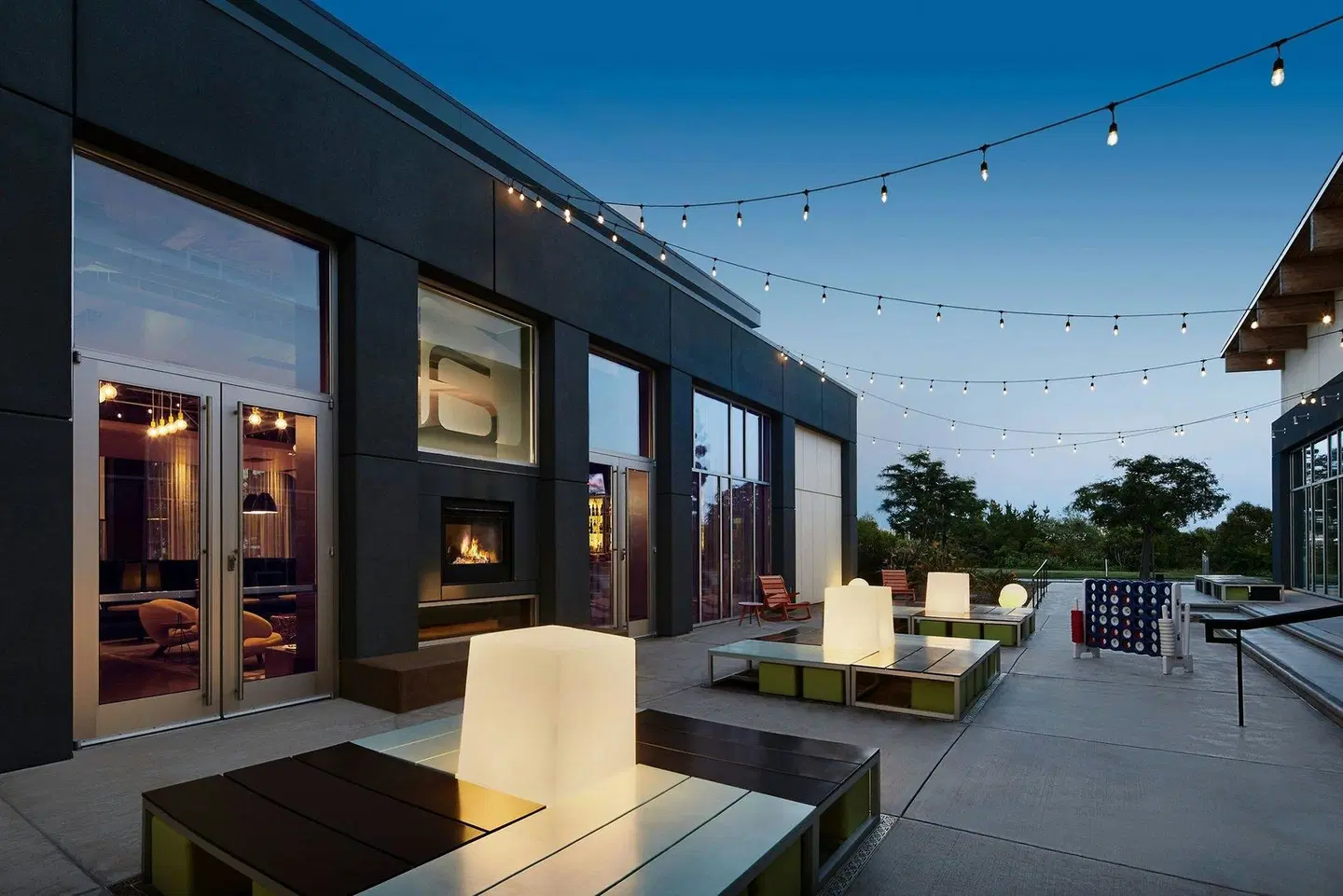 Aloft San Francisco Airport Terrasse