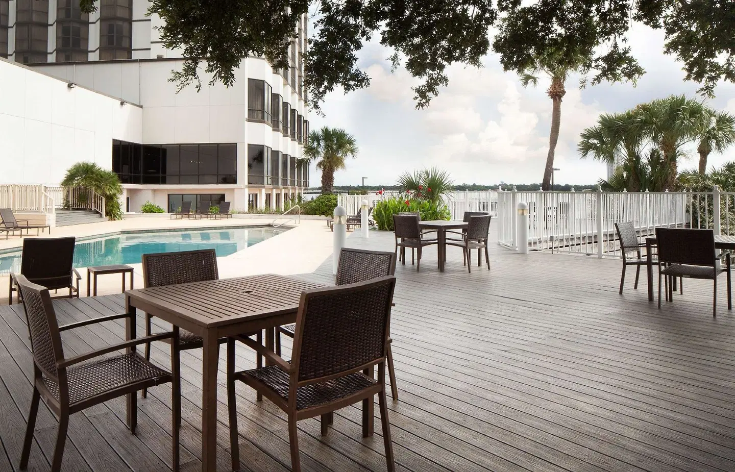 Hilton Houston NASA Clear Lake Terrasse