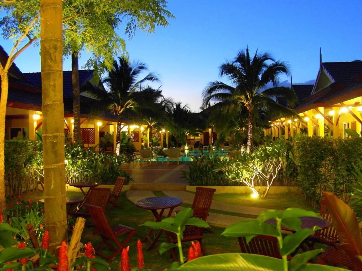 Le Piman Resort Garten