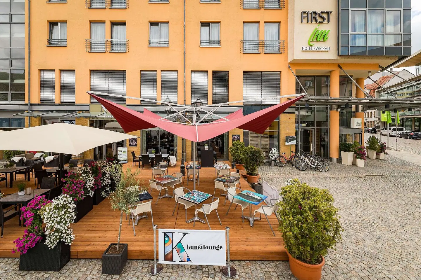 Holiday Inn Zwickau Terrasse