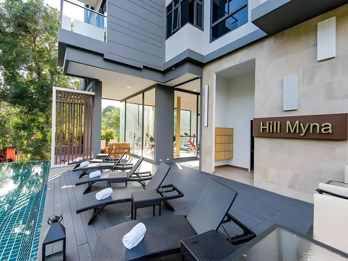 Hill Myna Condotel Terrasse