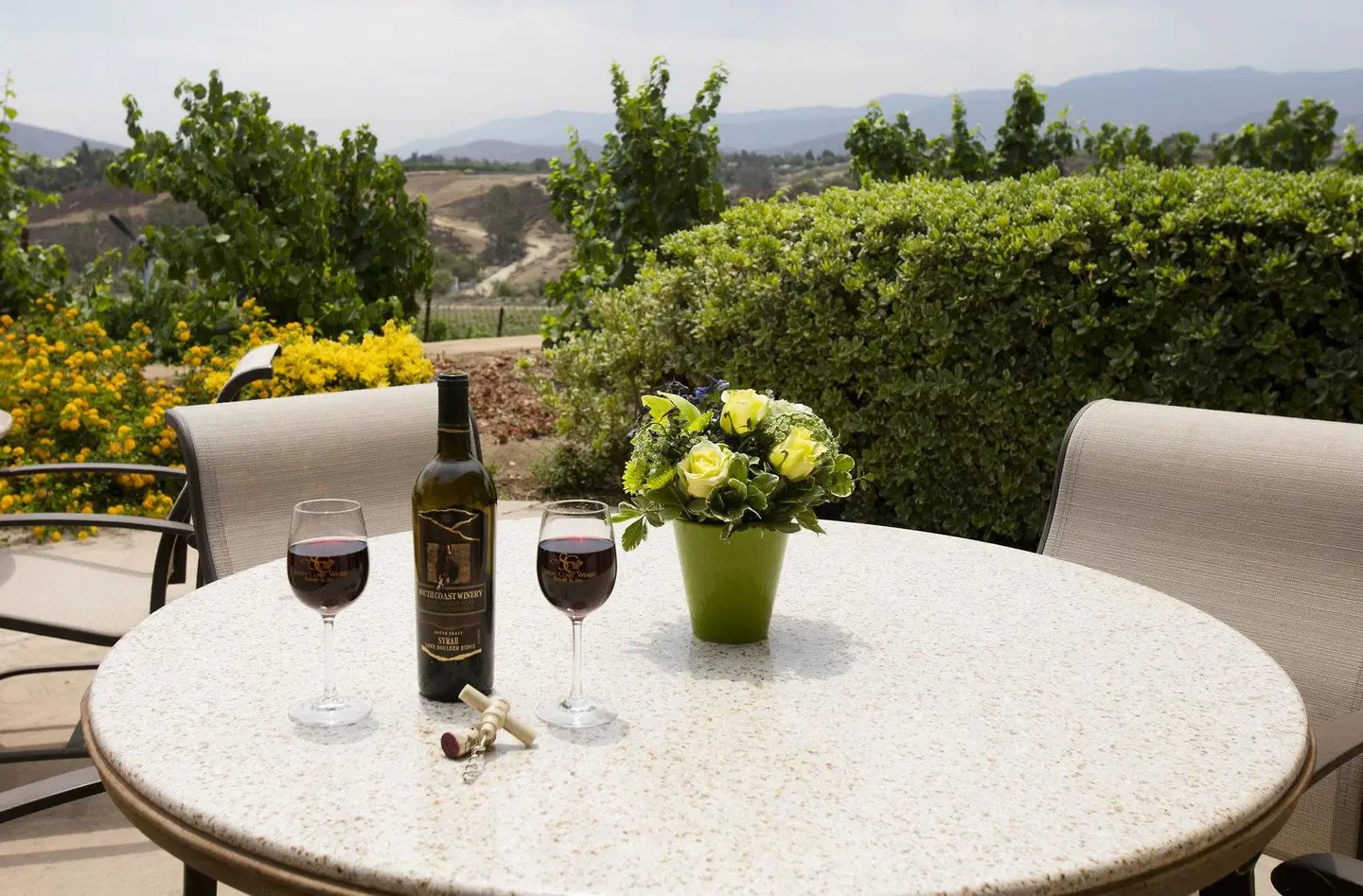 South Coast Winery Resort & Spa Terrasse