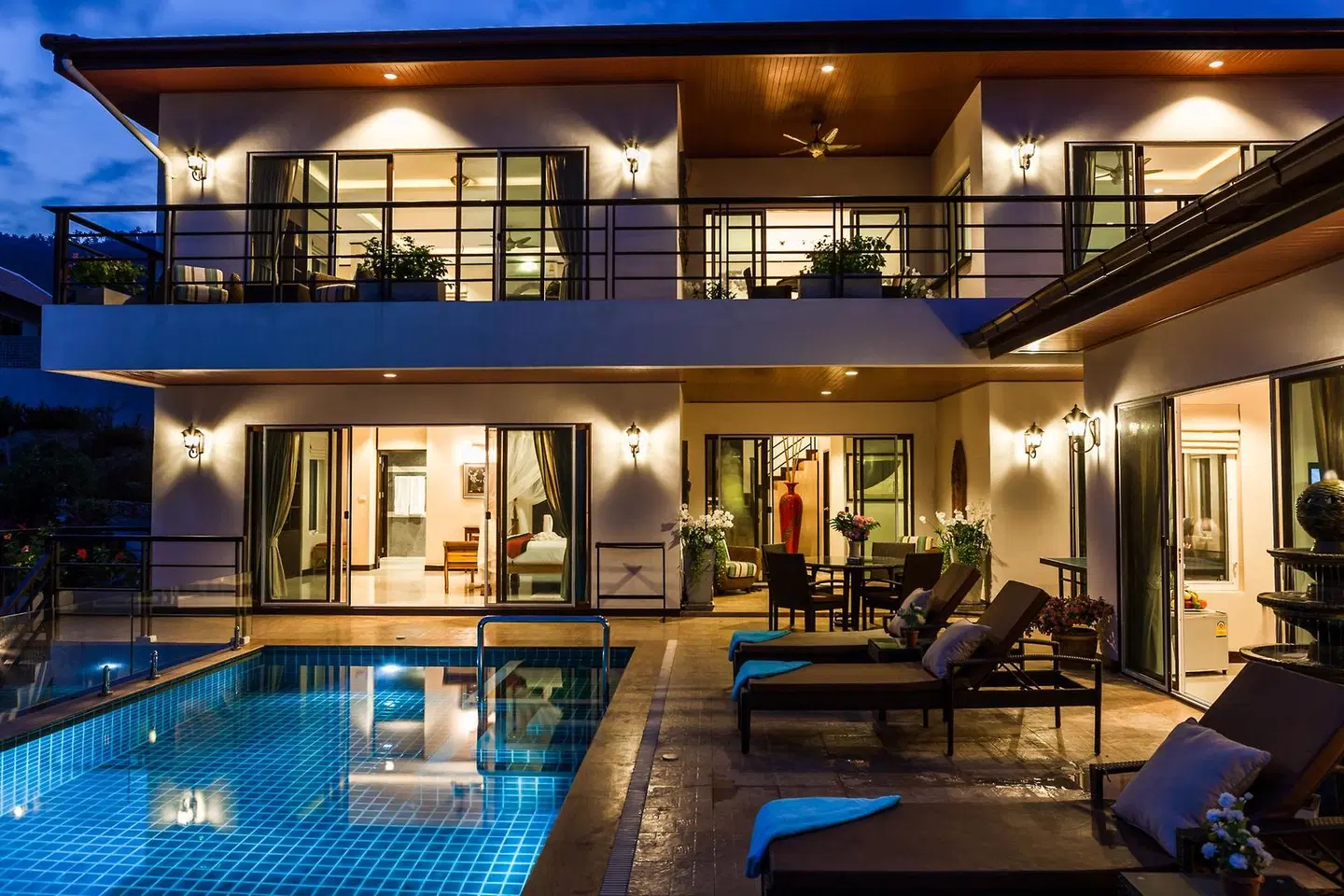 Samui Sunrise Villa Hallenbad