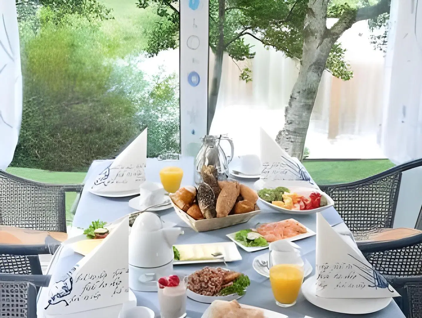 Hotel Muschelgrund Terrasse