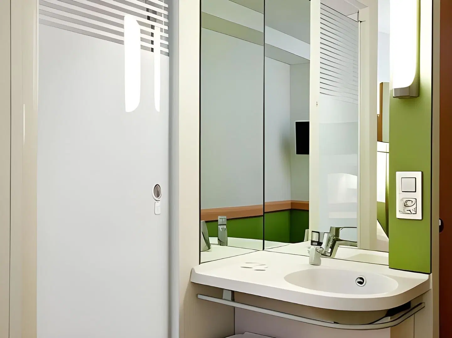 ibis budget Hamburg Altona Badezimmer