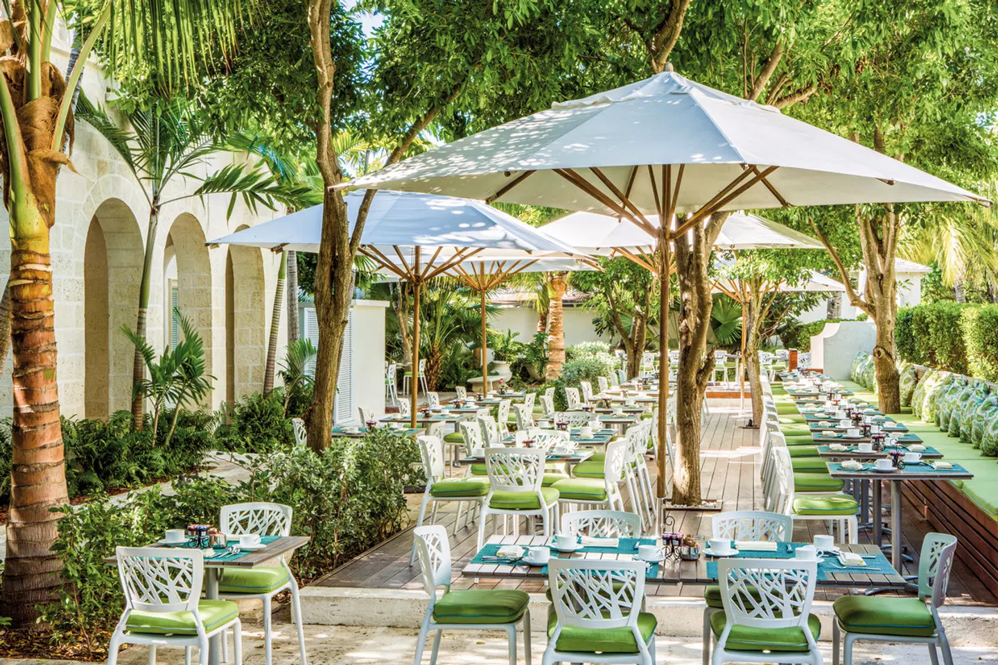 The Palms Turks and Caicos Terrasse