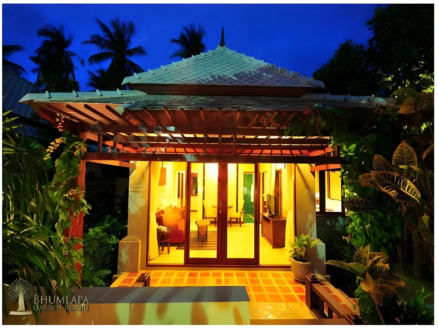 Bhumlapa Garden Resort Terrasse