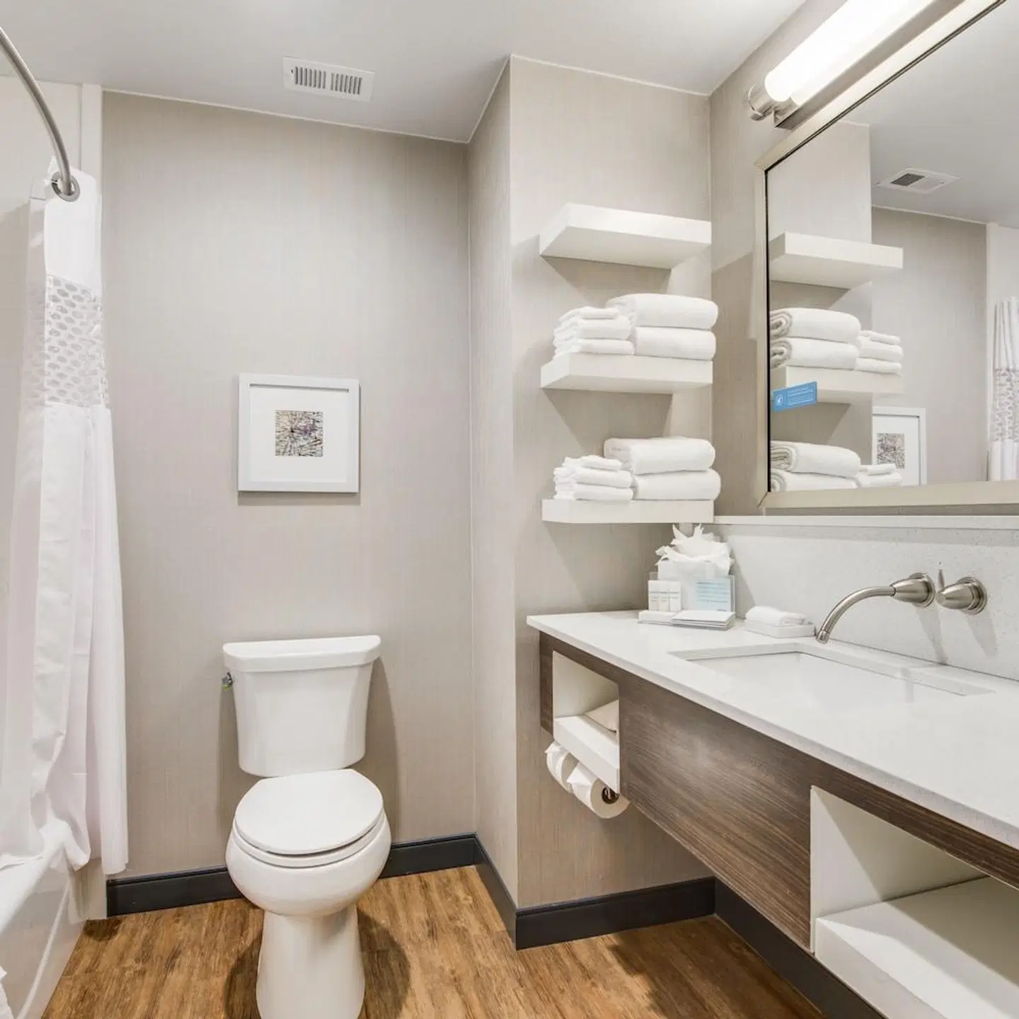 Hampton Inn & Suites Dallas/Ft. Worth Airport South Badezimmer