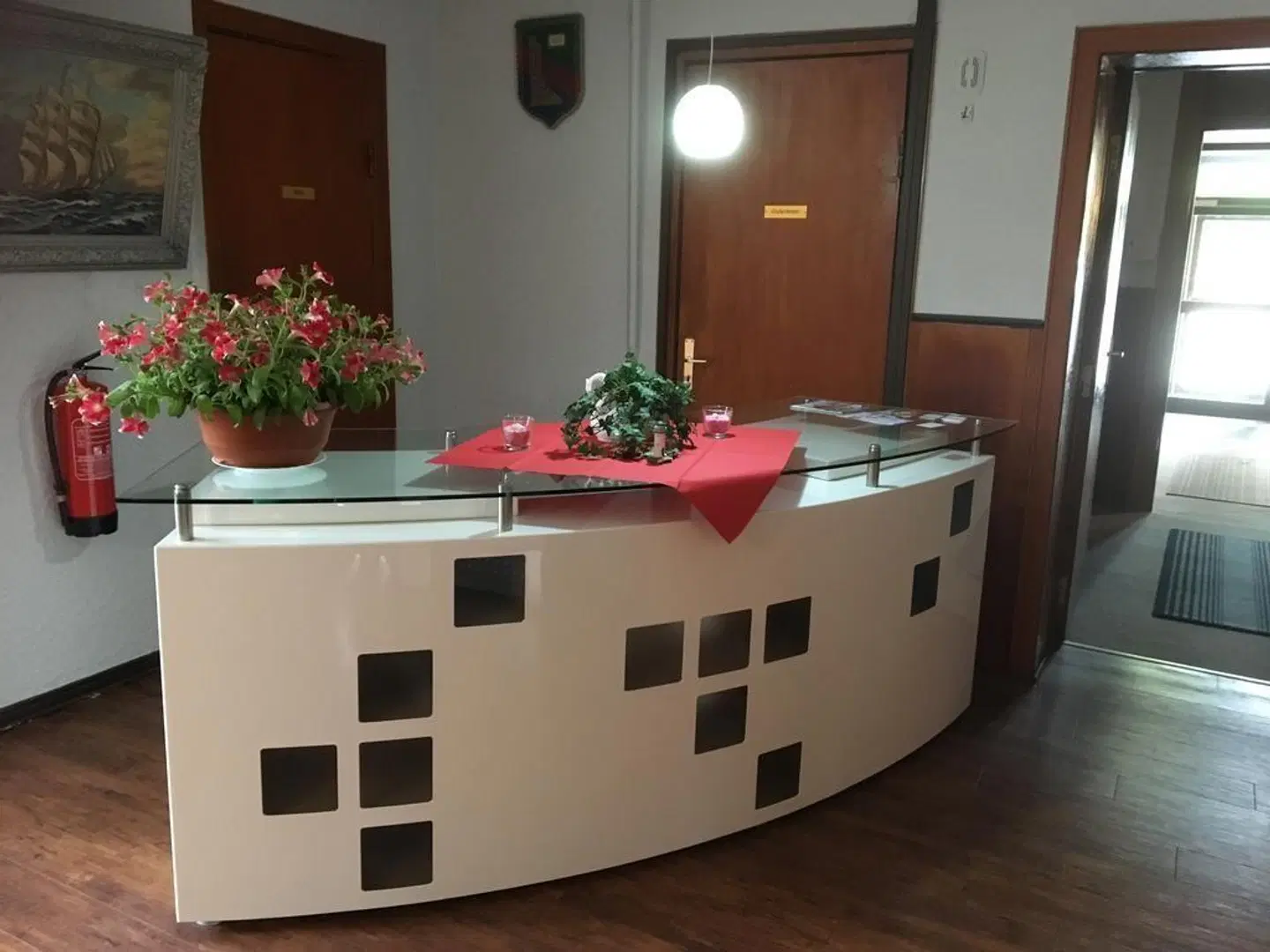 Hotel Deutsches Haus Badezimmer