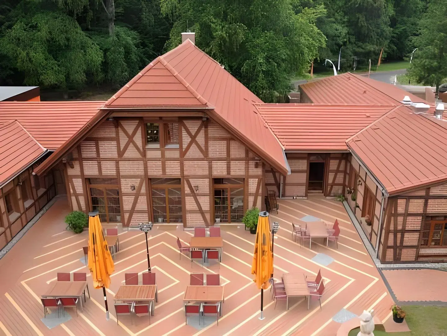 Jagdschloss Waldsee Terrasse
