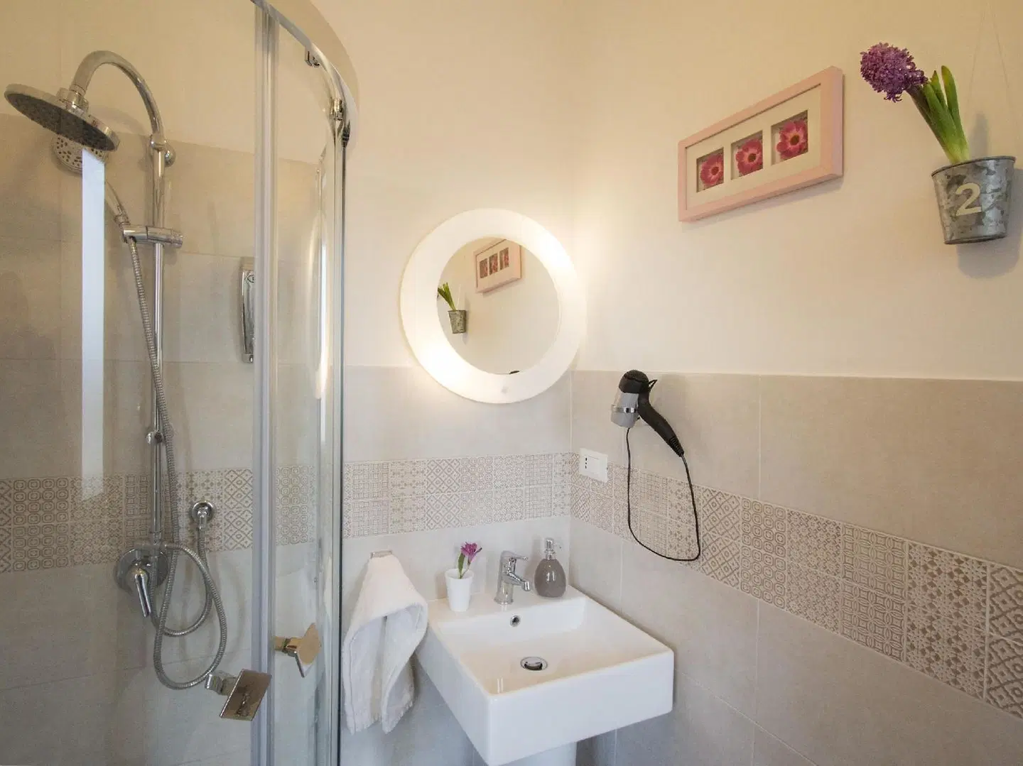 B&B City Lights Rome Badezimmer