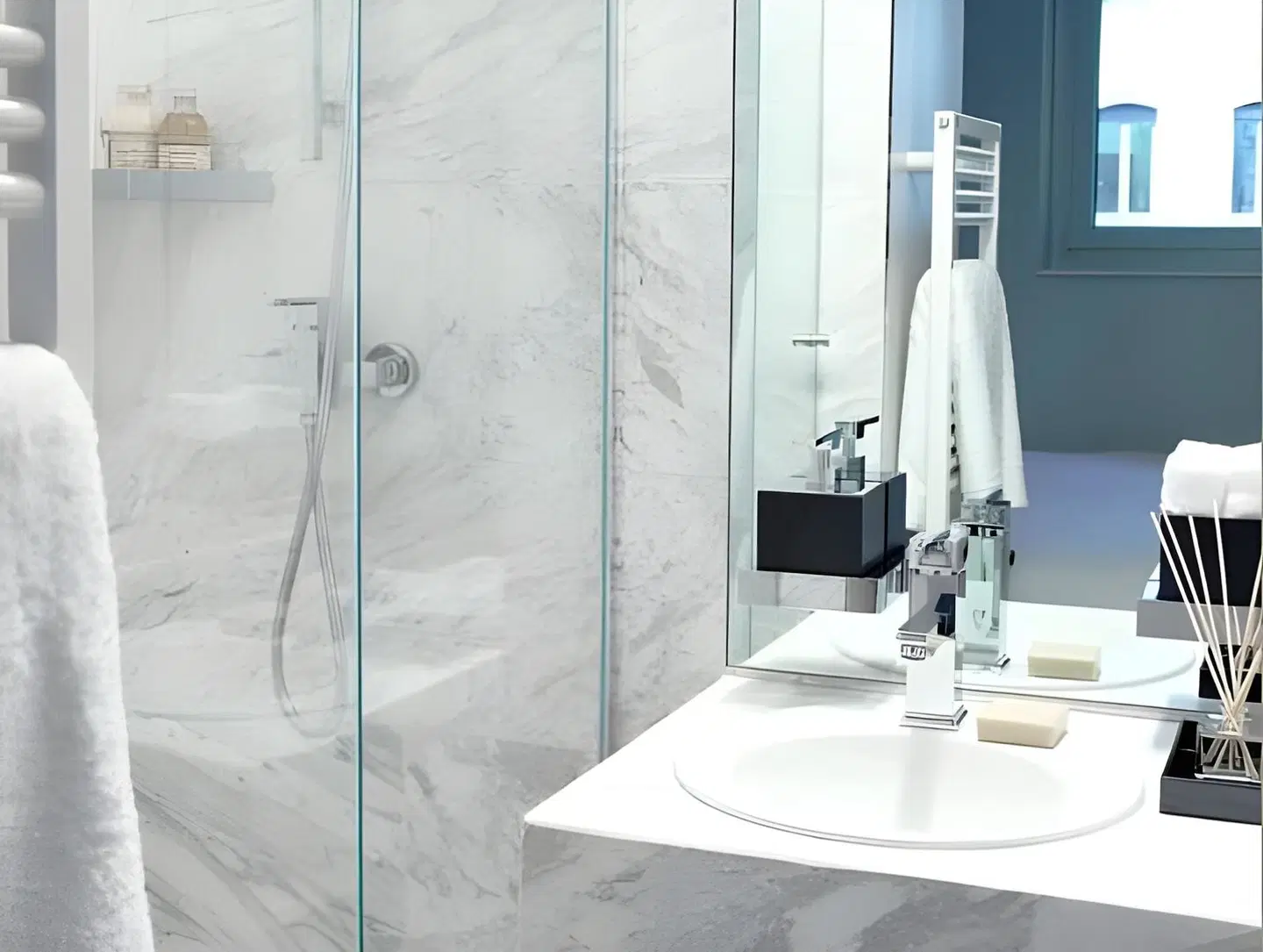 VISIONAPARTMENTS Zurich Freyastraße Badezimmer