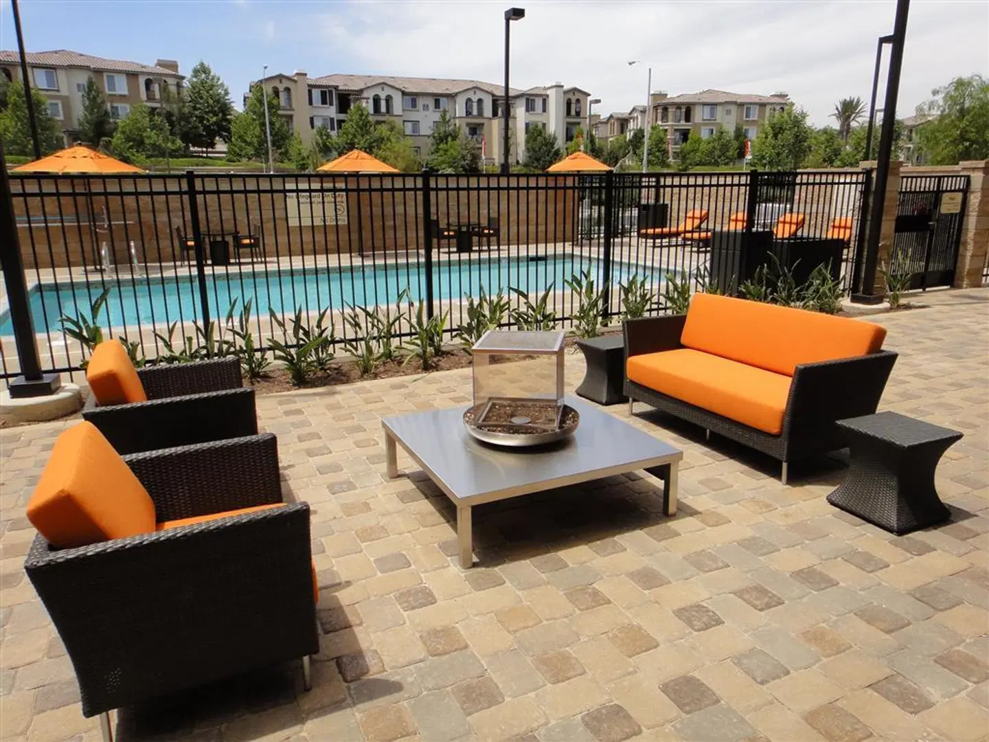 Hampton Inn & Suites Riverside/Corona East Terrasse