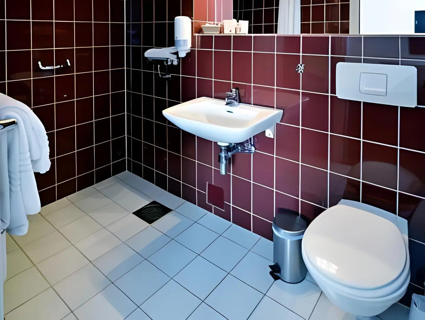 Kronen Gaard Hotel Badezimmer