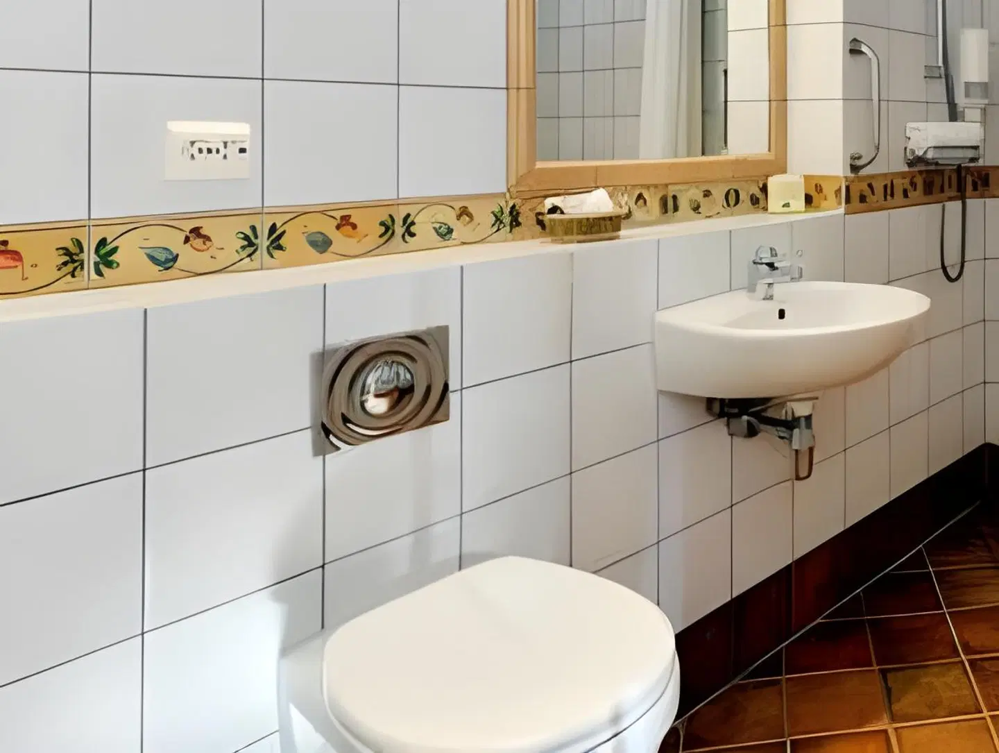Kronen Gaard Hotel Badezimmer