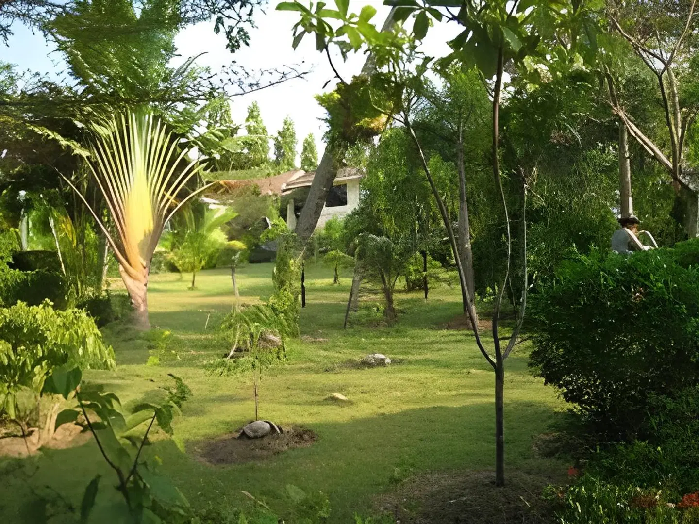 Baan Saen Sook Villas Garten