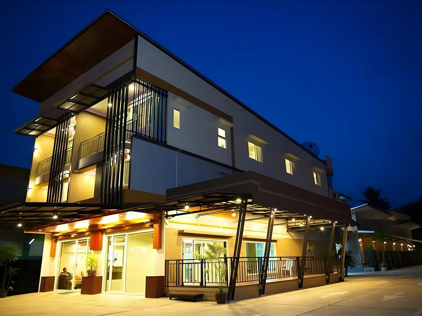 A Nighttime EXTERIOR