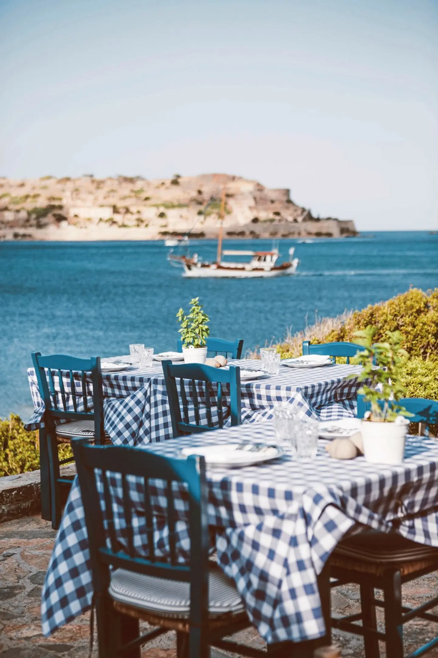 Phãea Blue, Elounda, Crete Terrasse