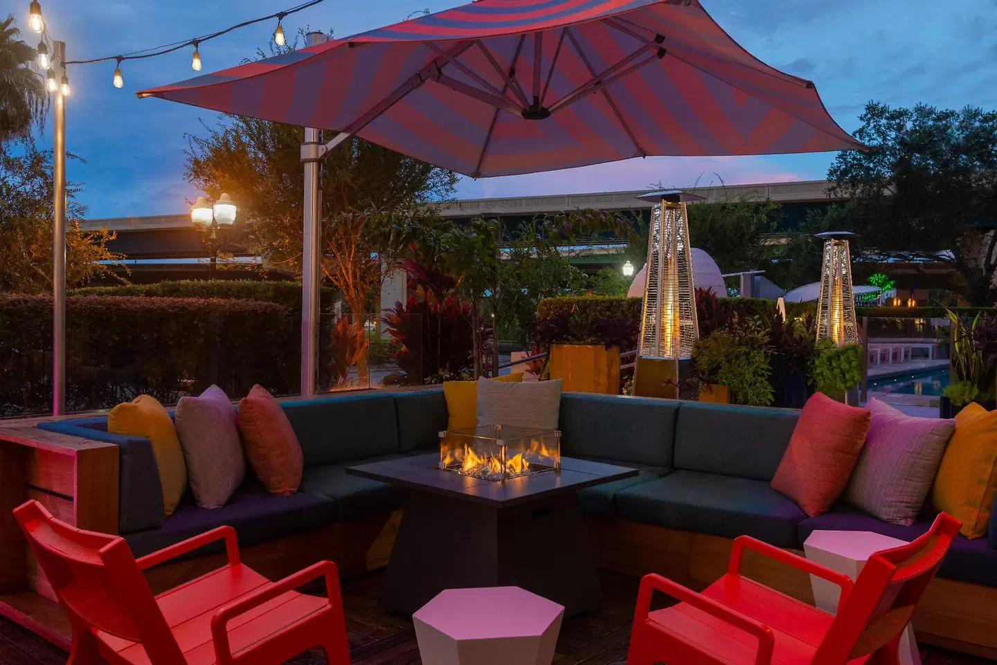 Aloft Orlando Downtown Terrasse