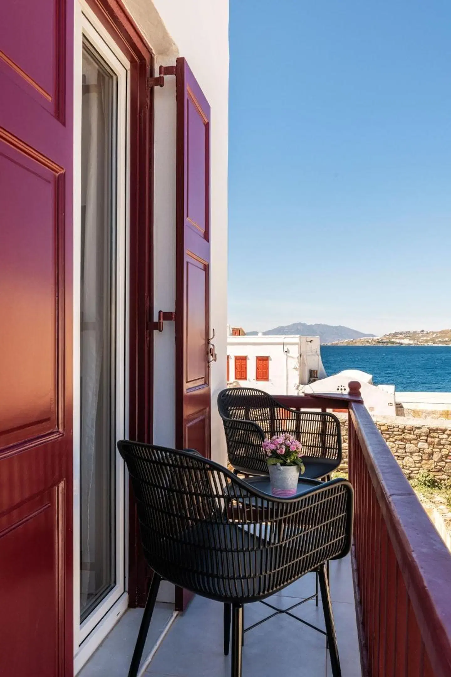 Sunset Paraportiani Rooms Terrasse