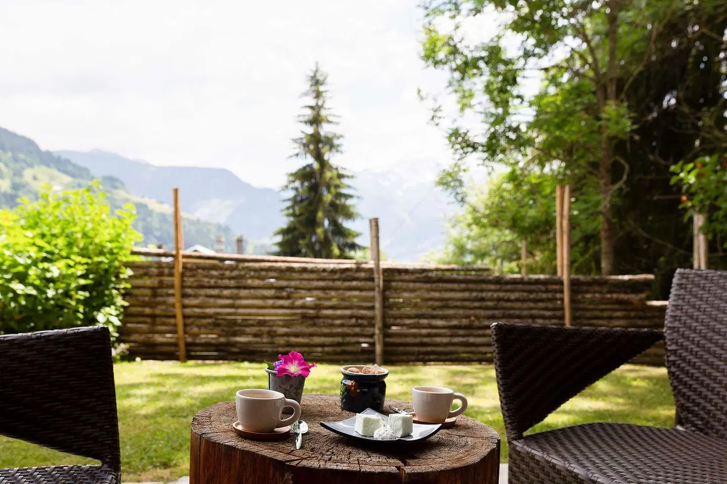 La Ferme du Chozal Terrasse