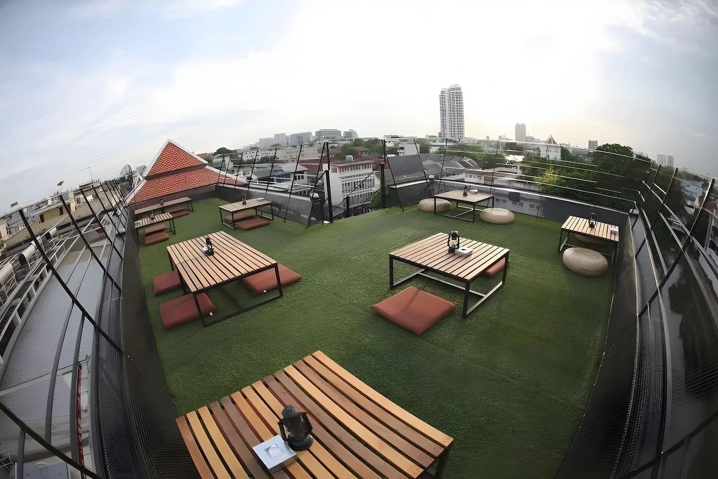 Jam Hostel Bangkok Terrasse