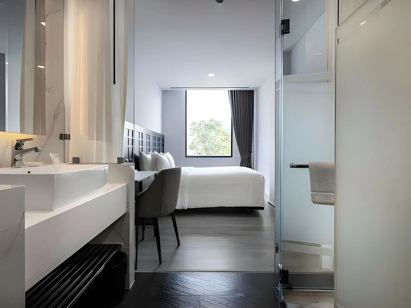 VIX Bangkok at Victory Monument Badezimmer