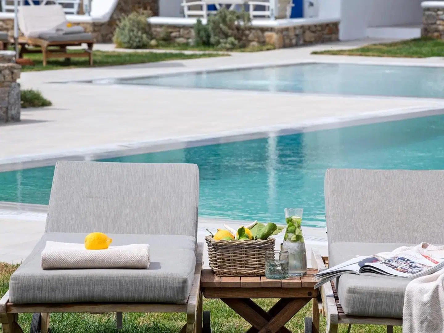 Villa Del Sol Mykonos Terrasse