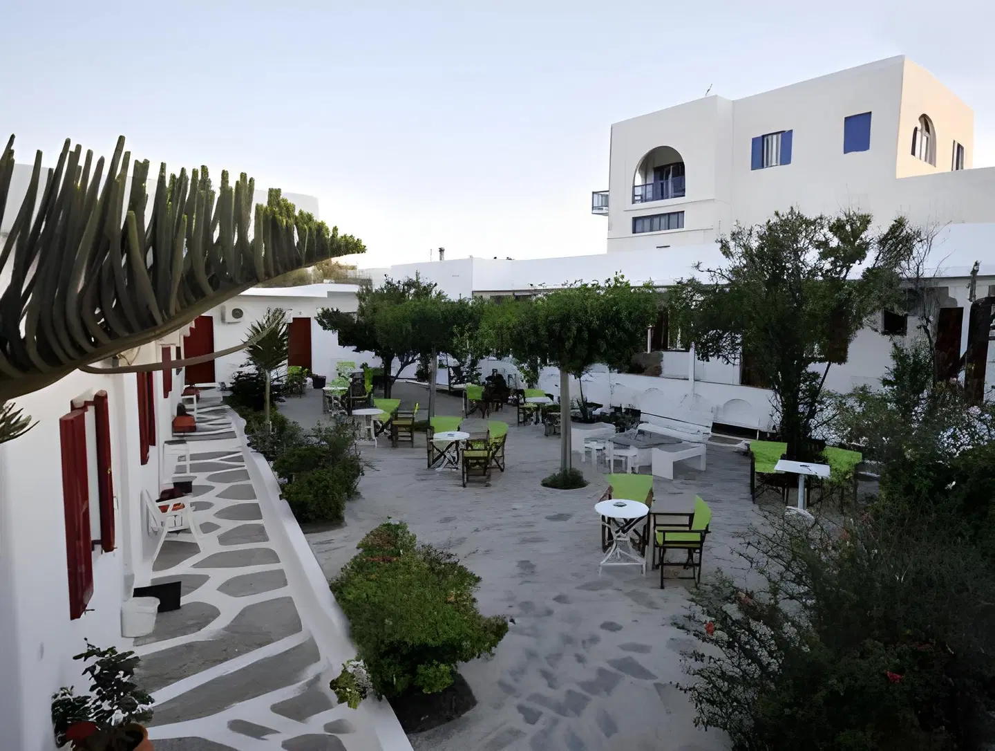 Mykonos Vouniotis Rooms Garten