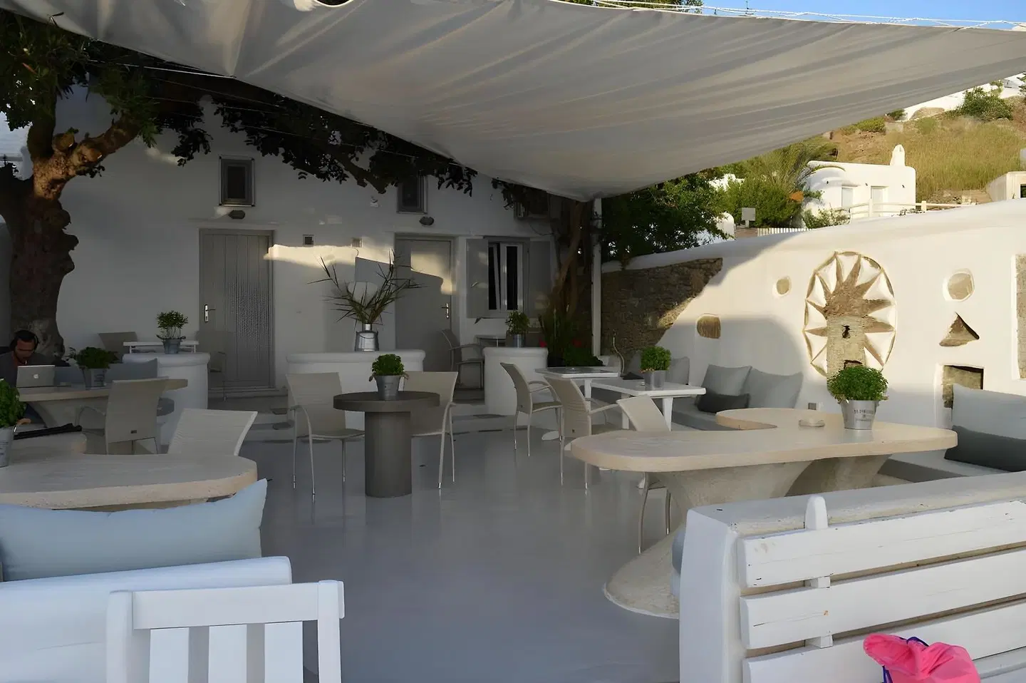 Flaskos Studios Terrasse