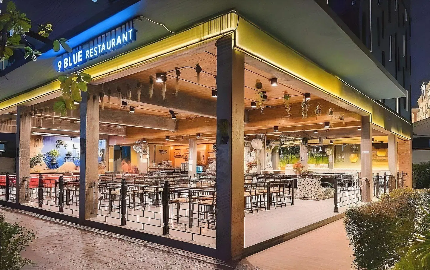 Nine Blue Residence Bar