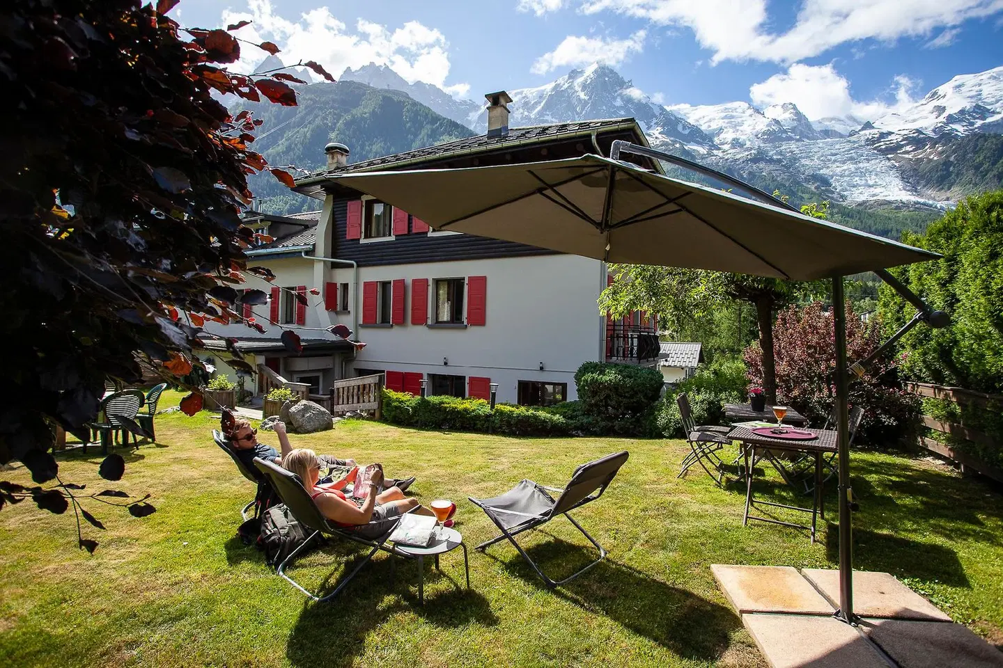 La Chaumière Mountain Lodge Garten