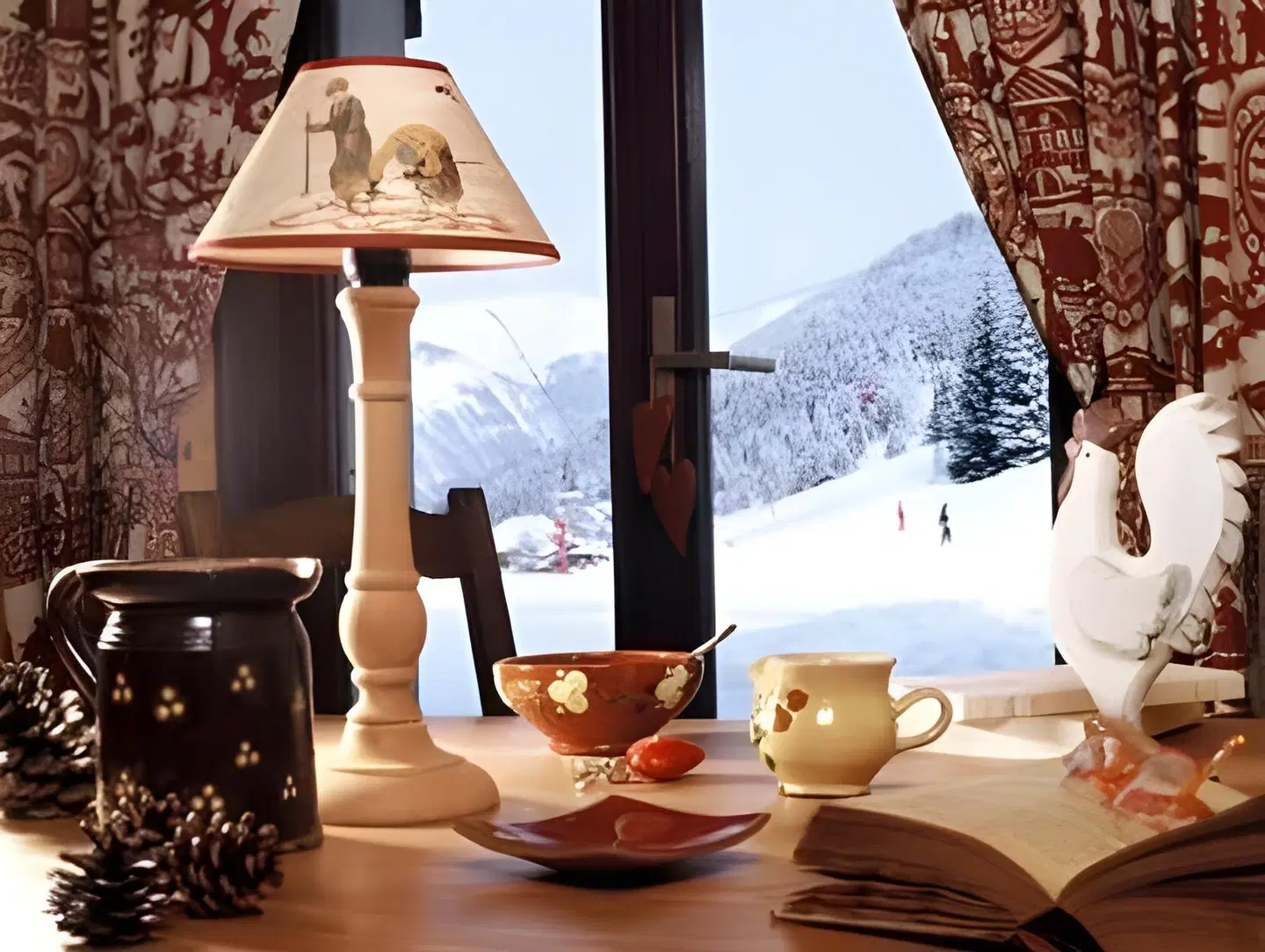 Le Crychar Hôtels-Chalets de Tradition Terrasse