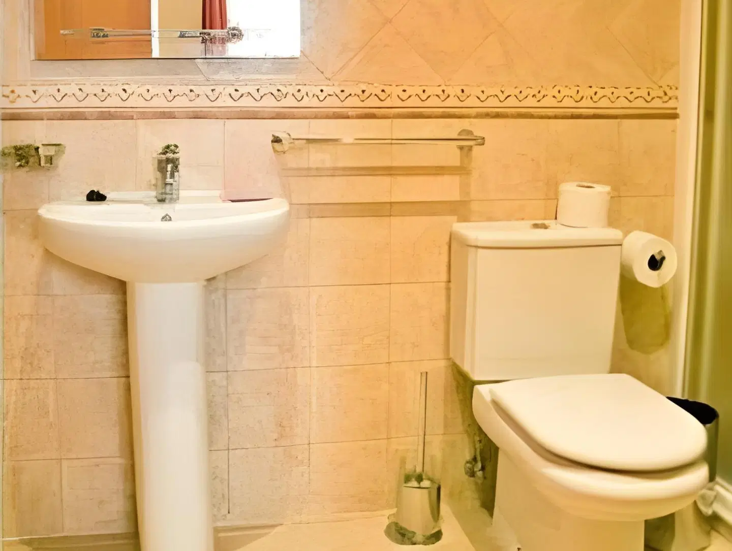 Apartamentos Turísticos Casa de La Borrega Badezimmer