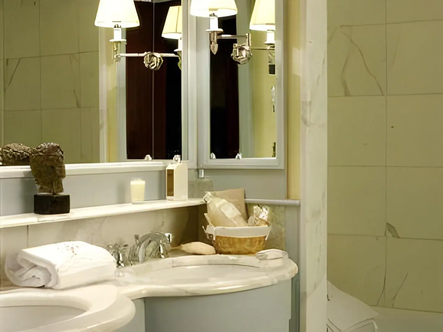 Grand Hôtel des Alpes Badezimmer