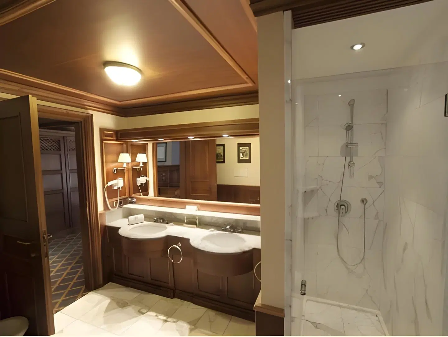 Grand Hôtel des Alpes Badezimmer